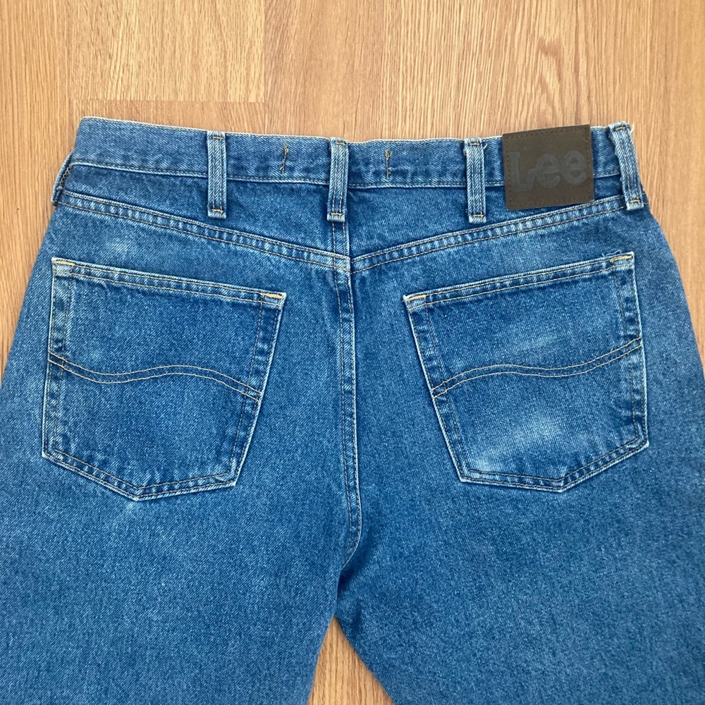 💕 Lee Men’s 100% Cotton Regular Fit Straight Leg Jeans Size 34x30 💕 - Picture 7 of 8